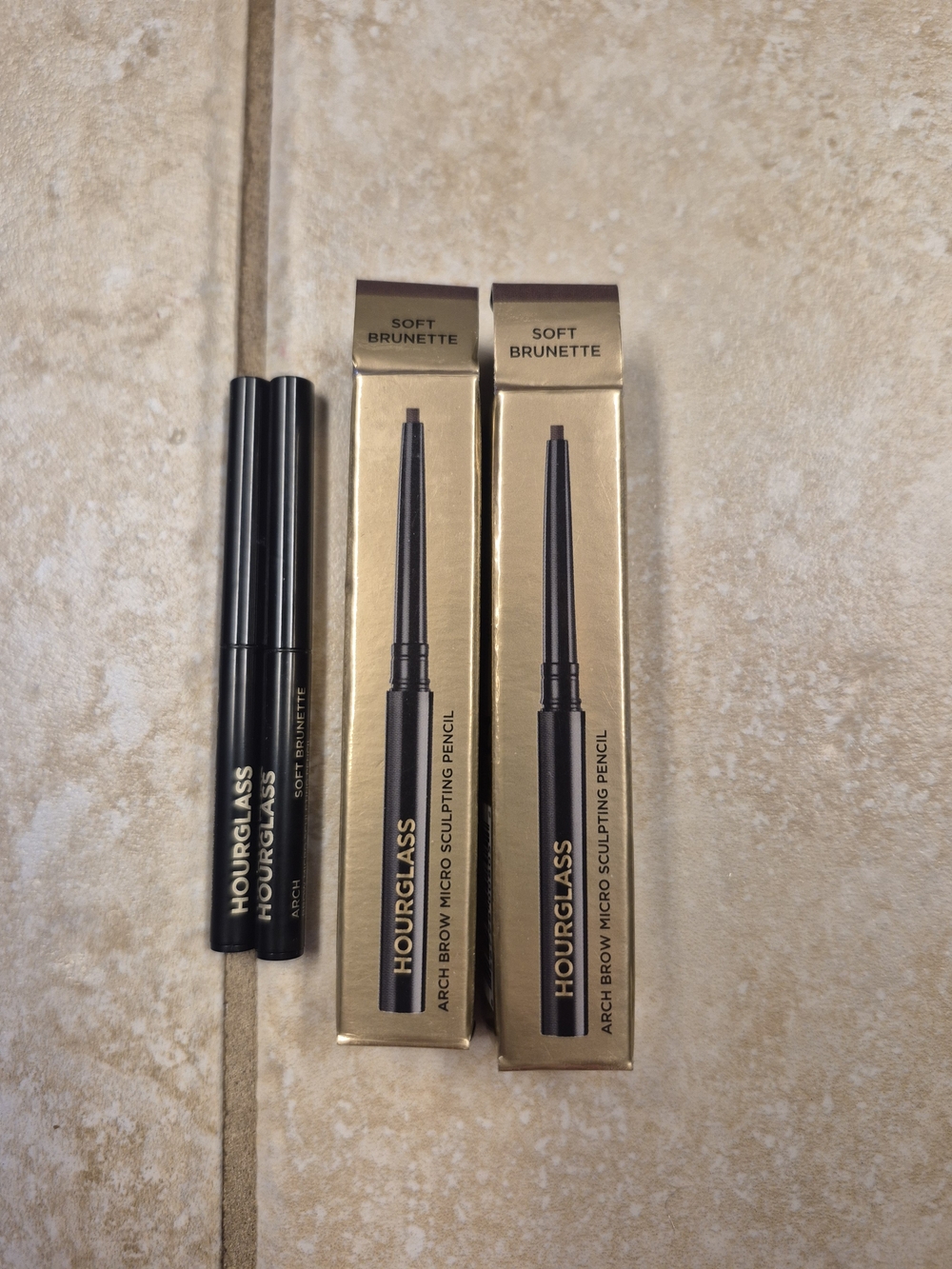 Hourglass Arch Brow Micro Sculpting Pencil - Soft Brunette